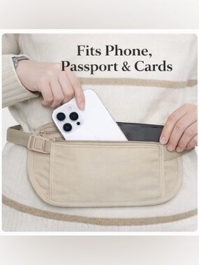 2 Pack hide your money Waist bag